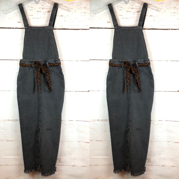 nanushka denim dress